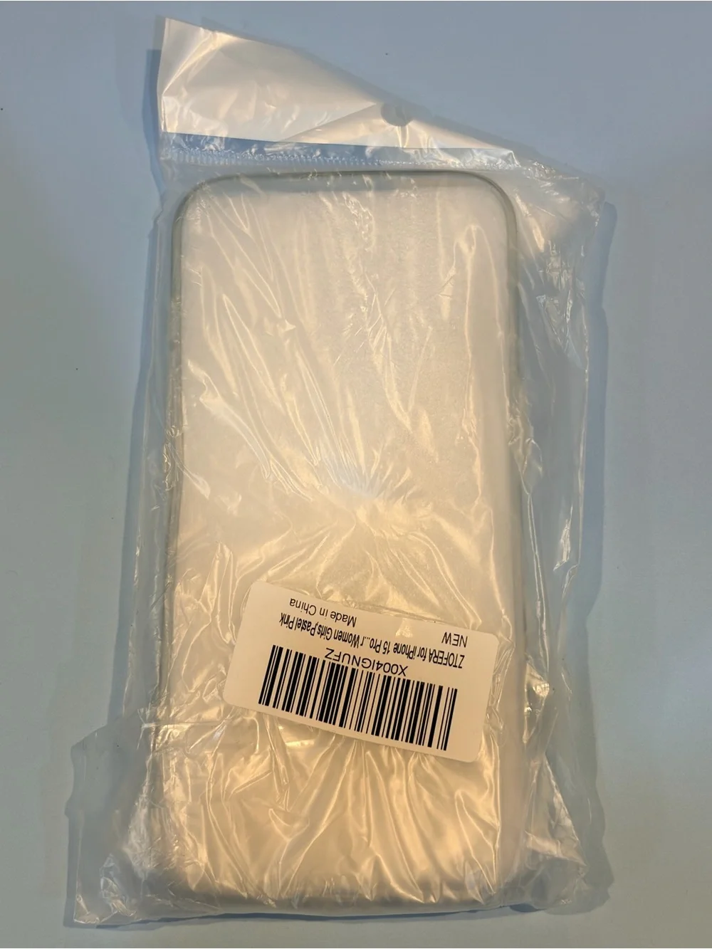 Clear Pink Bow iPhone 15 Pro Case - Compatible Protection New